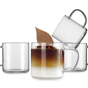 Luxu glass coffee mugs